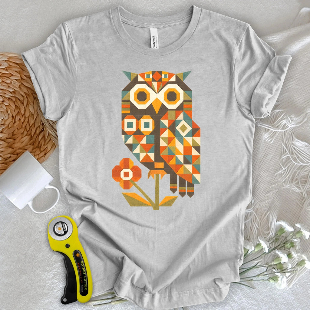 Patchwork Owl T-shirt