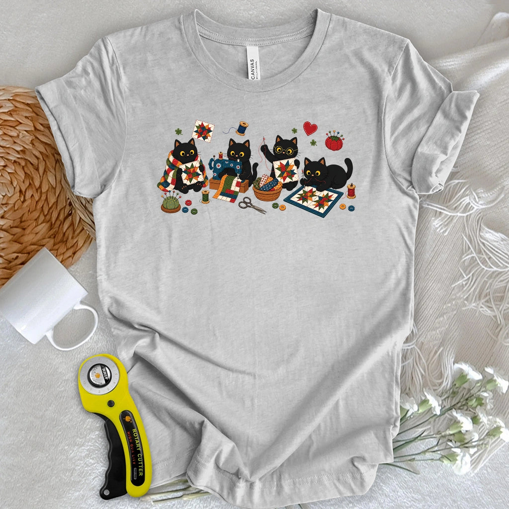 Patchwork Purrfection T-shirt