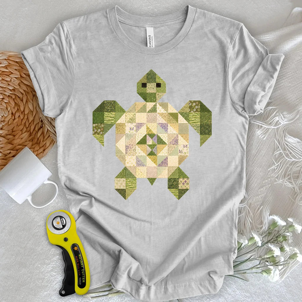 Patchwork Turtle T-shirt