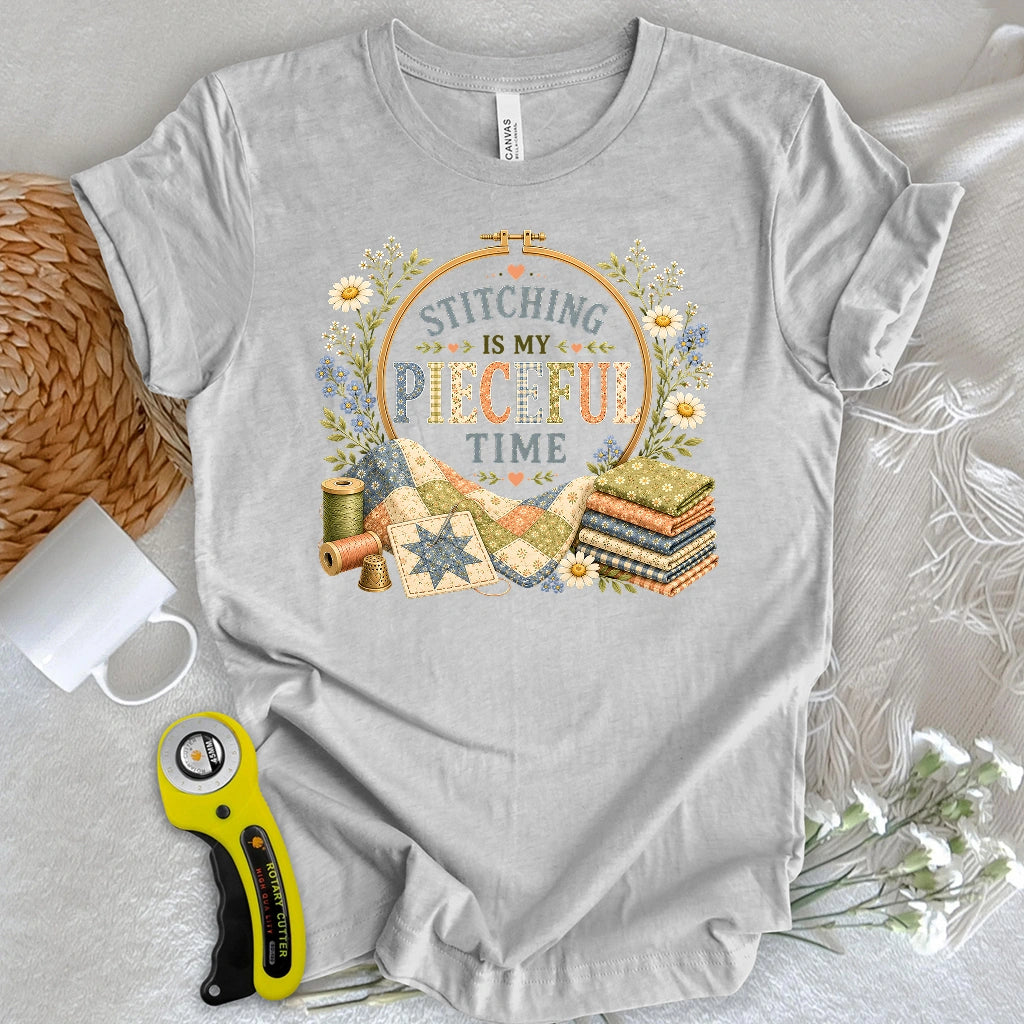 Pieceful Stitching Time T-shirt