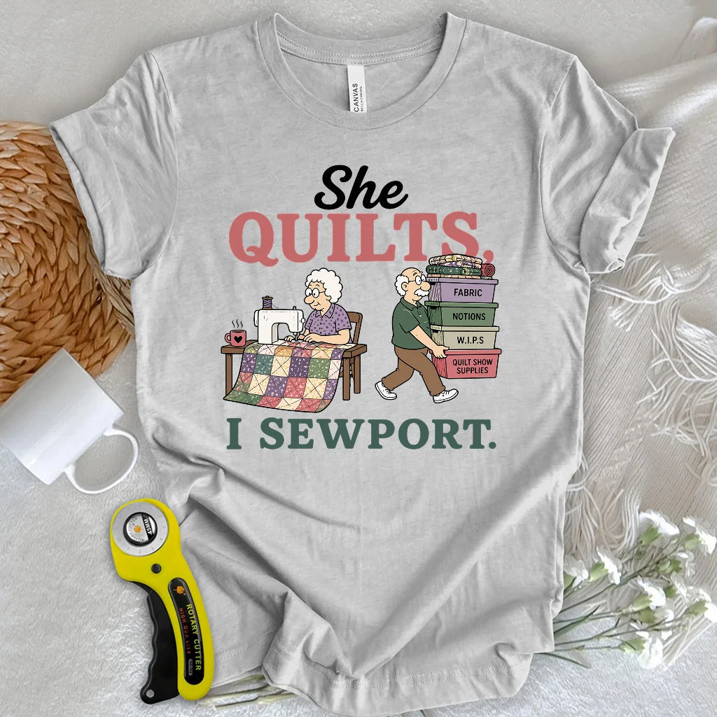 Proud Quilt Husband T-shirt