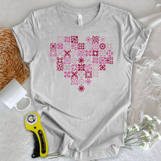 Quilt Block Heart T-shirt