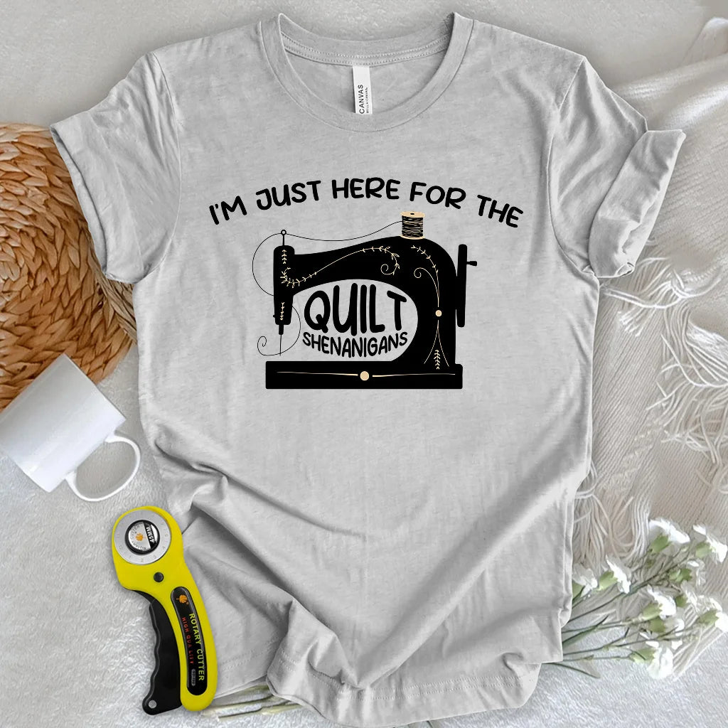 T-shirt "Quilting et Bêtises"