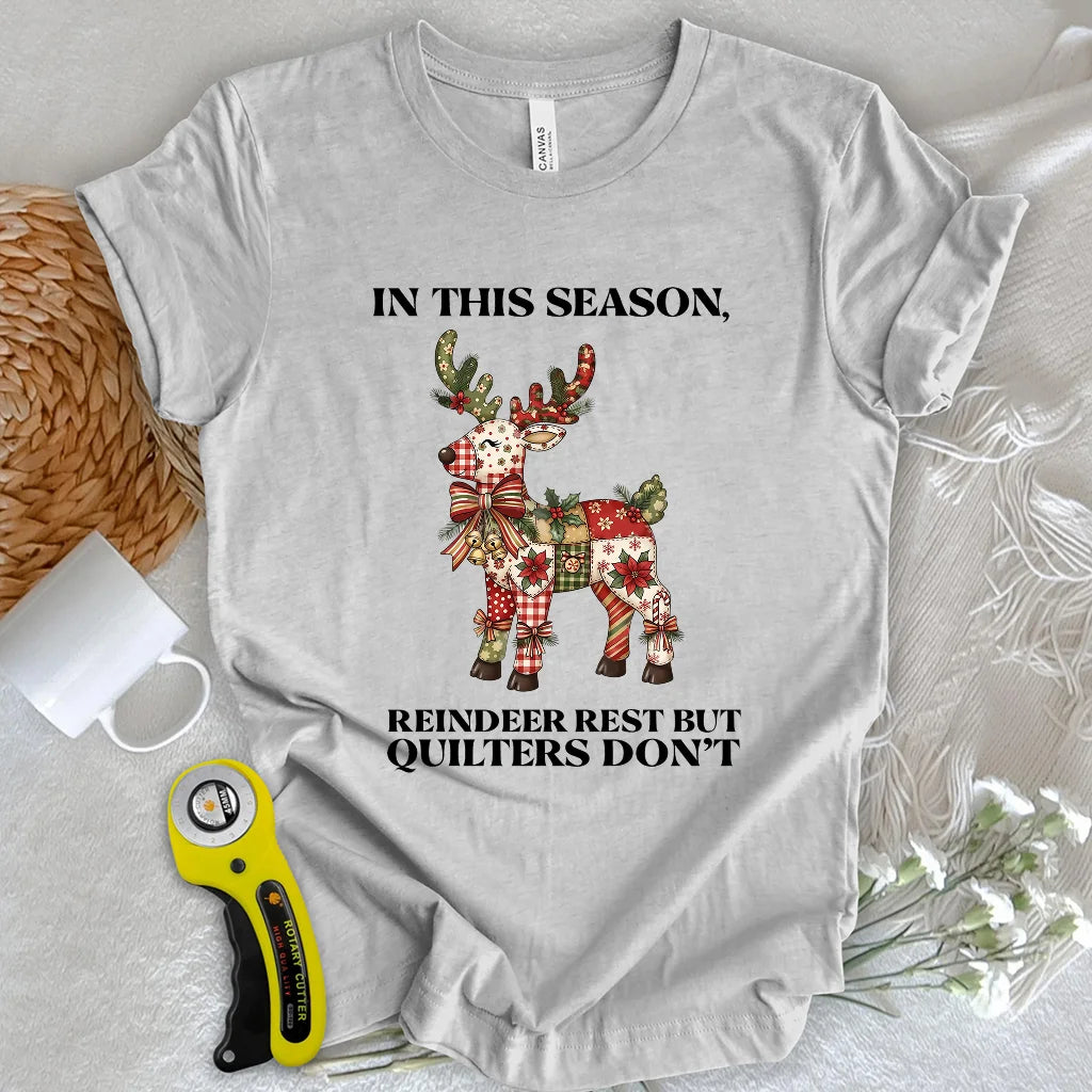 Quilted Reindeer T-shirt