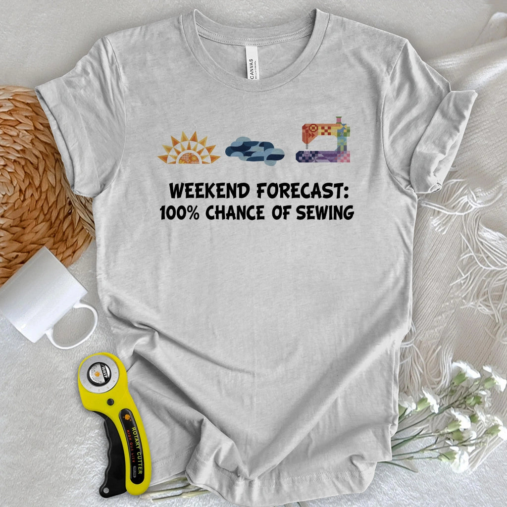 Quilter Wochenendwetter-T-Shirt