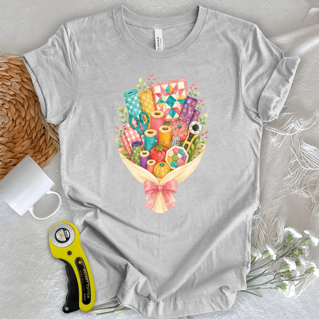 Quilter's Bouquet T-shirt