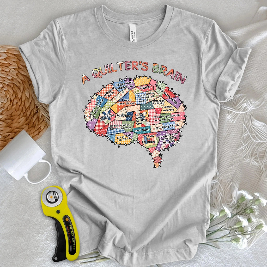 Quilter's Brain T-shirt