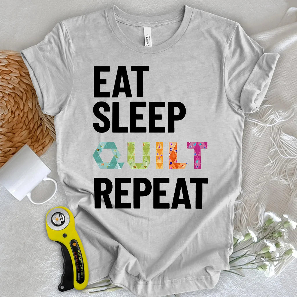 Tagesroutine einer Quilterin T-Shirt