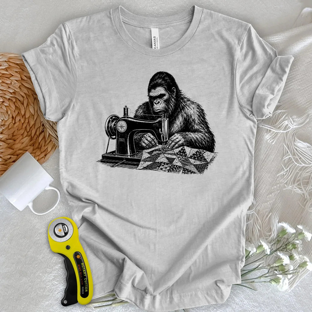 Quilting Bigfoot T-shirt