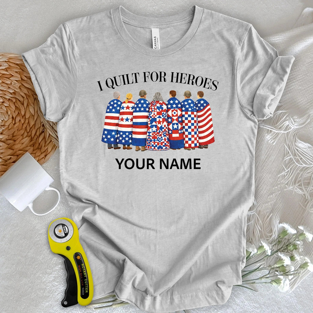 "Custom Name" Quilts of Honor T-shirt