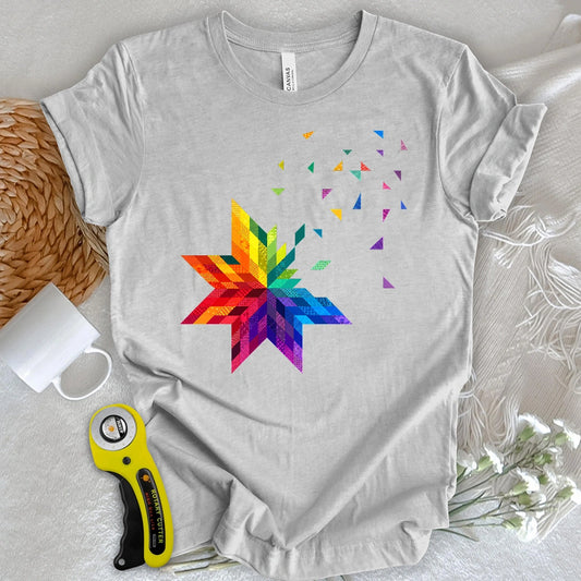 Rainbow Star Block T-shirt