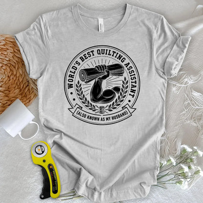 Real Men Support Quilting T-Shirt