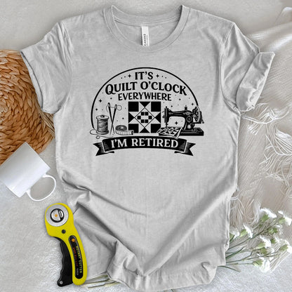 T-shirt de quilteuse à la retraite