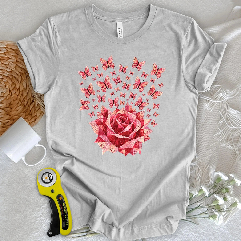 Rose Magic Quilt Bloom T-shirt