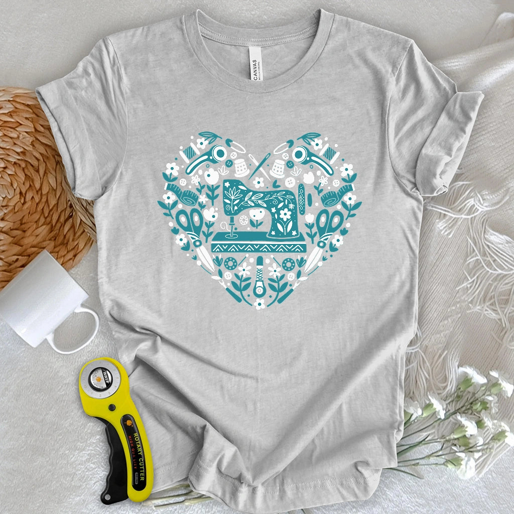 T-shirt couture d'art populaire