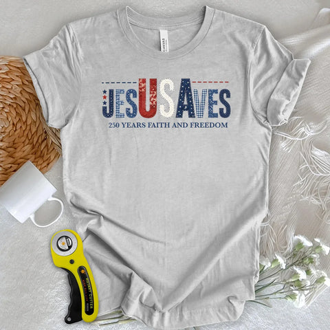 T-shirt « Stitching Faith Since 1776 »