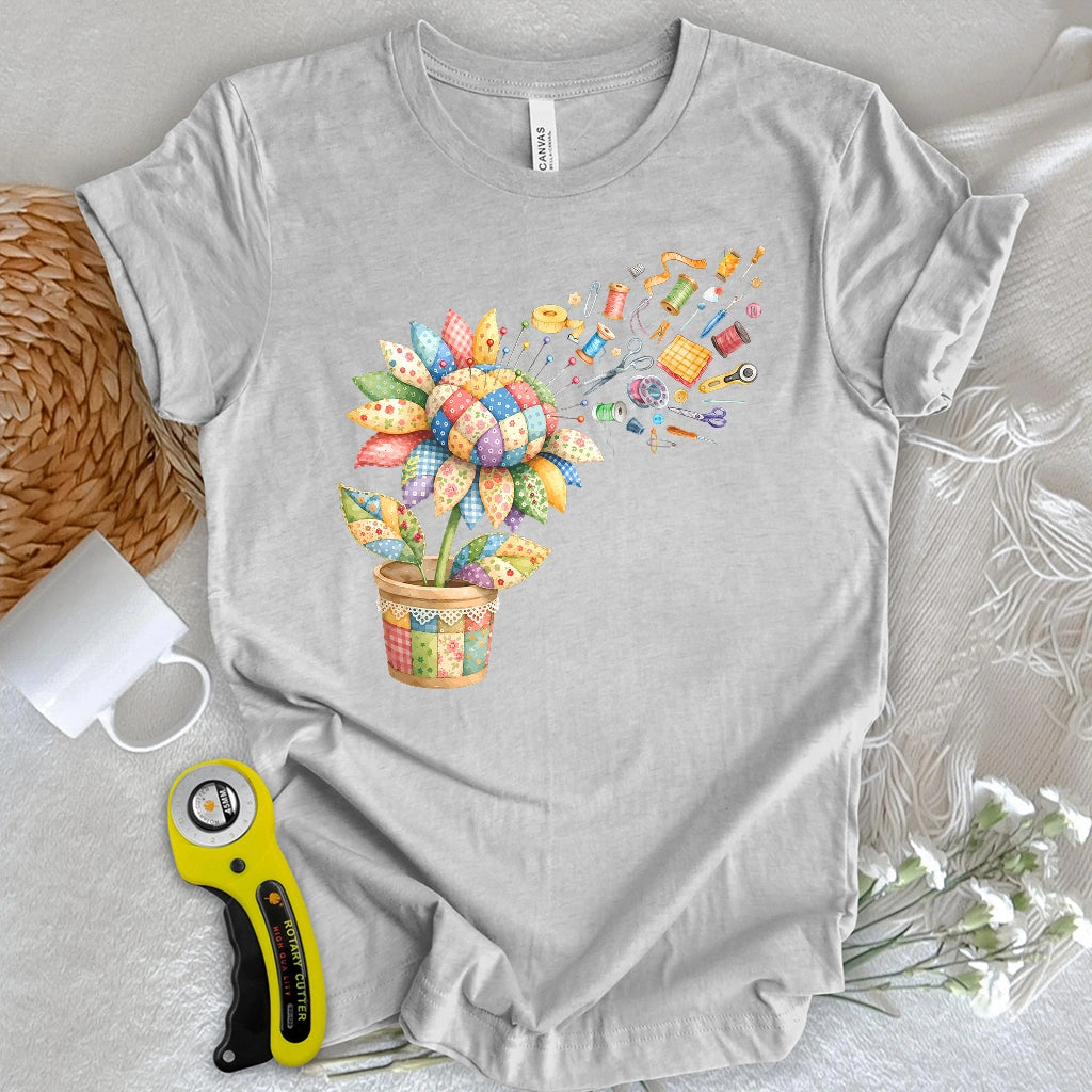 Sunflower Sewing Tools T-shirt