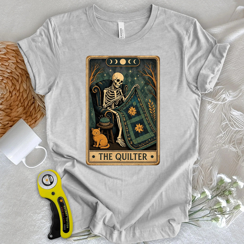 The Quilter Skeleton Card T-shirt