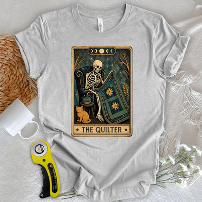The Quilter Skeleton Card T-shirt
