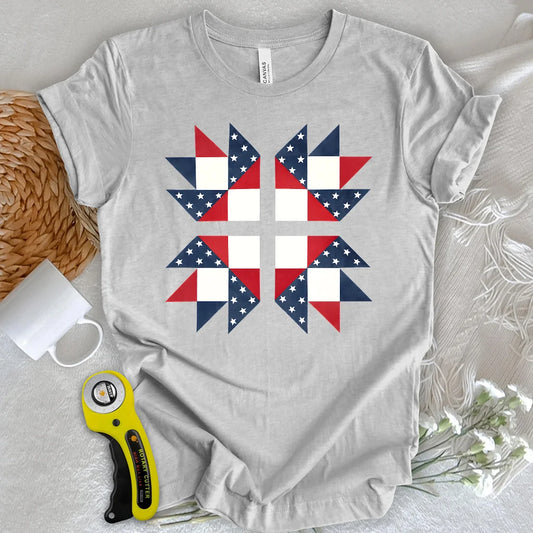 USA Star Block T-shirt