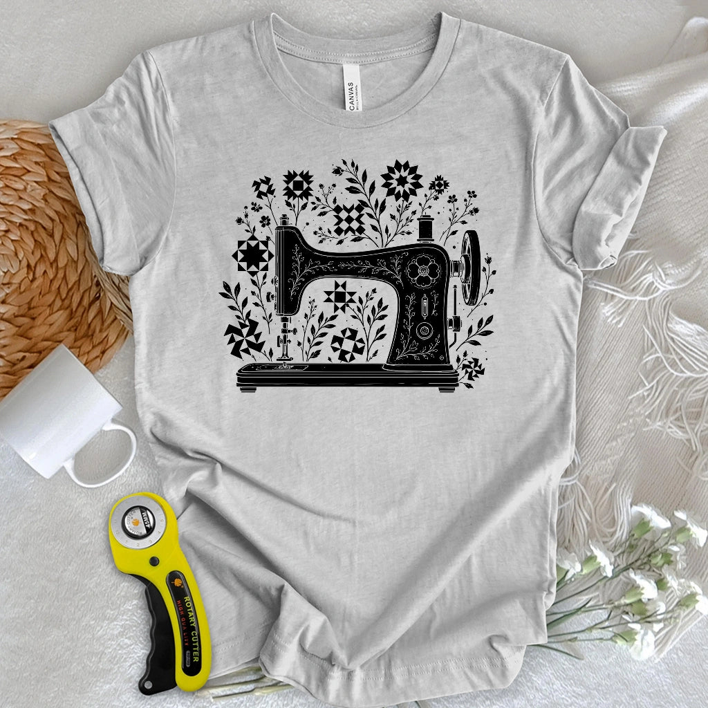 Vintage Sewing Garden Quilt T-shirt