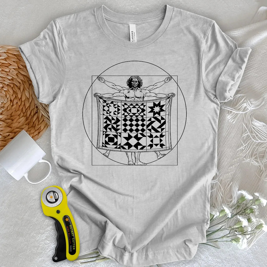 Vitruvian Quilter T-shirt