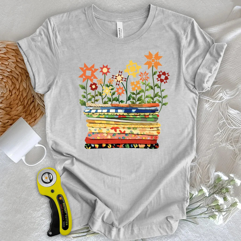 Where Quilts Bloom T-Shirt