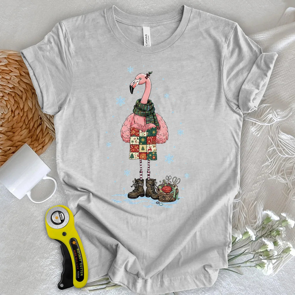 Winter Flamingo T-shirt