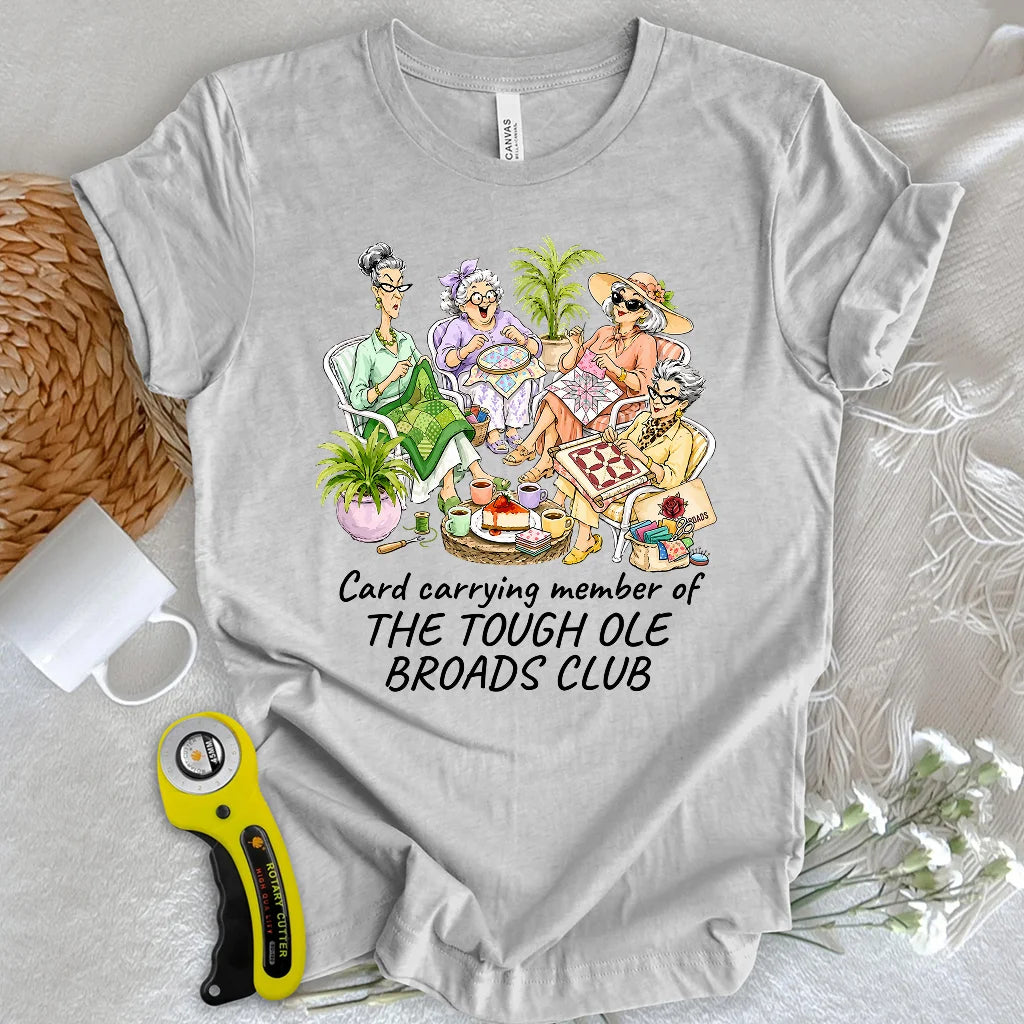 Woman Sewing Company T-shirt