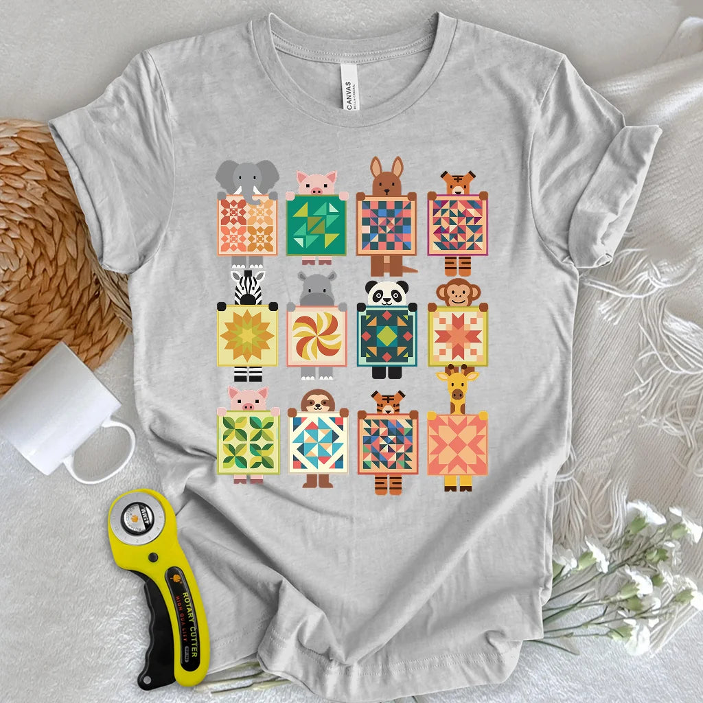 Woodland Patchwork Crew T-Shirt