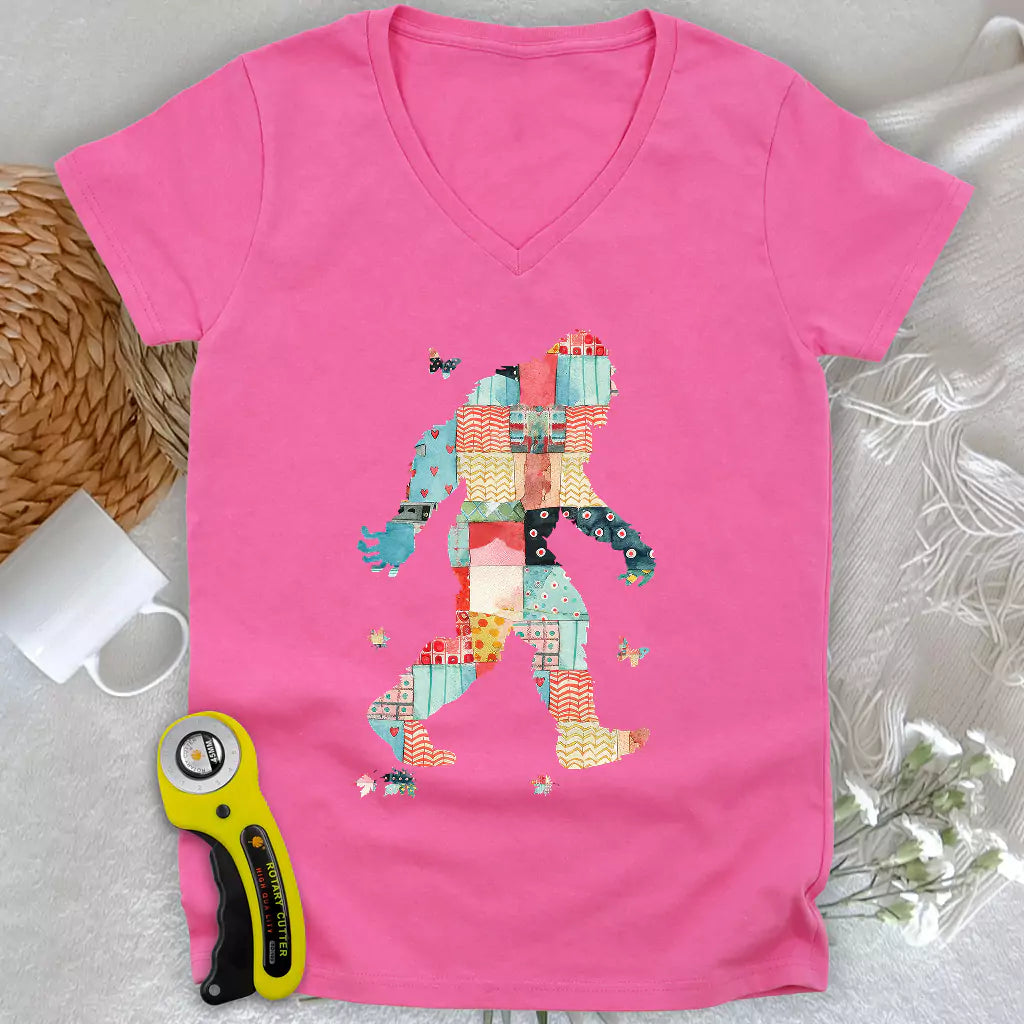 Bigfoot Lady V-neck