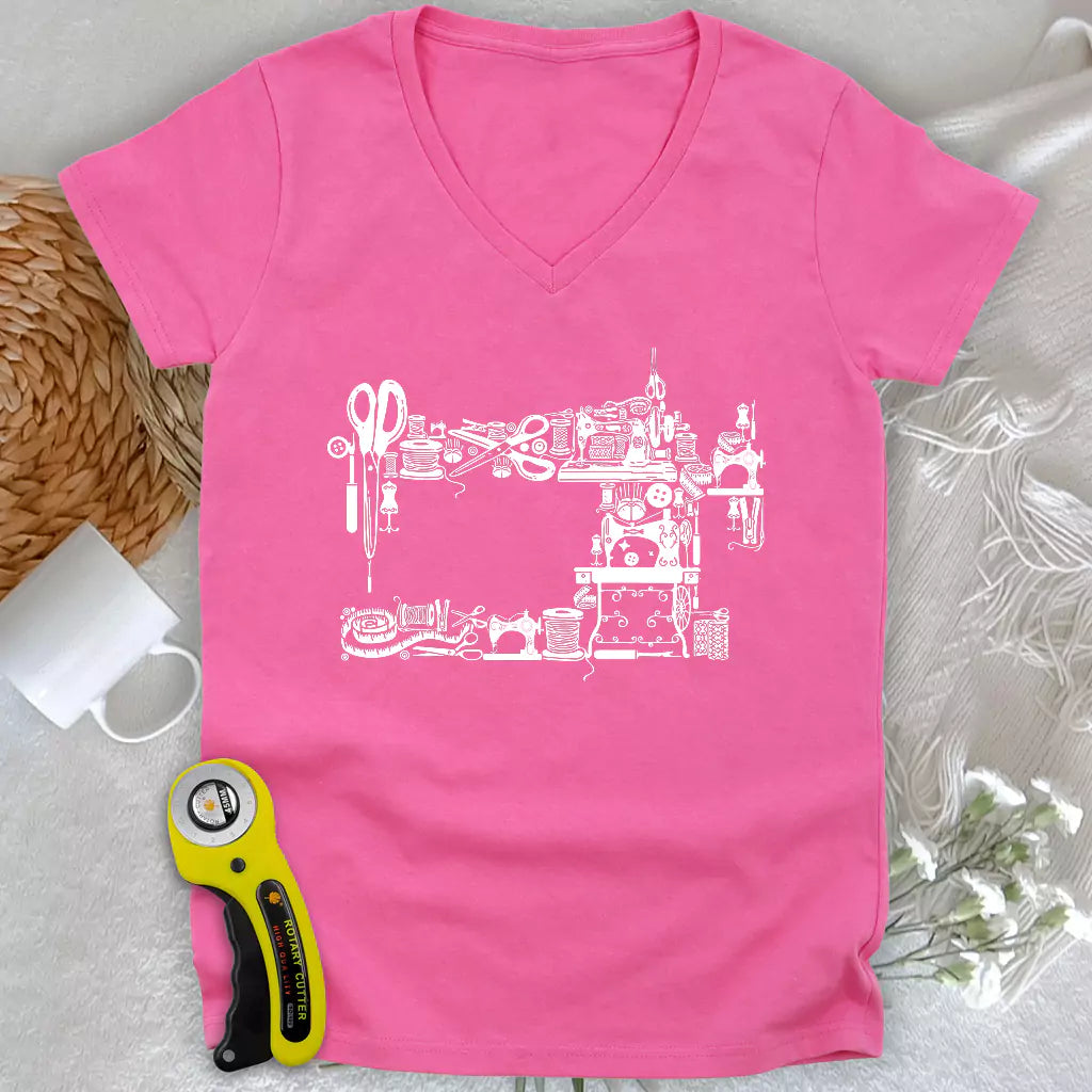 Sewing Tools Lady V-neck