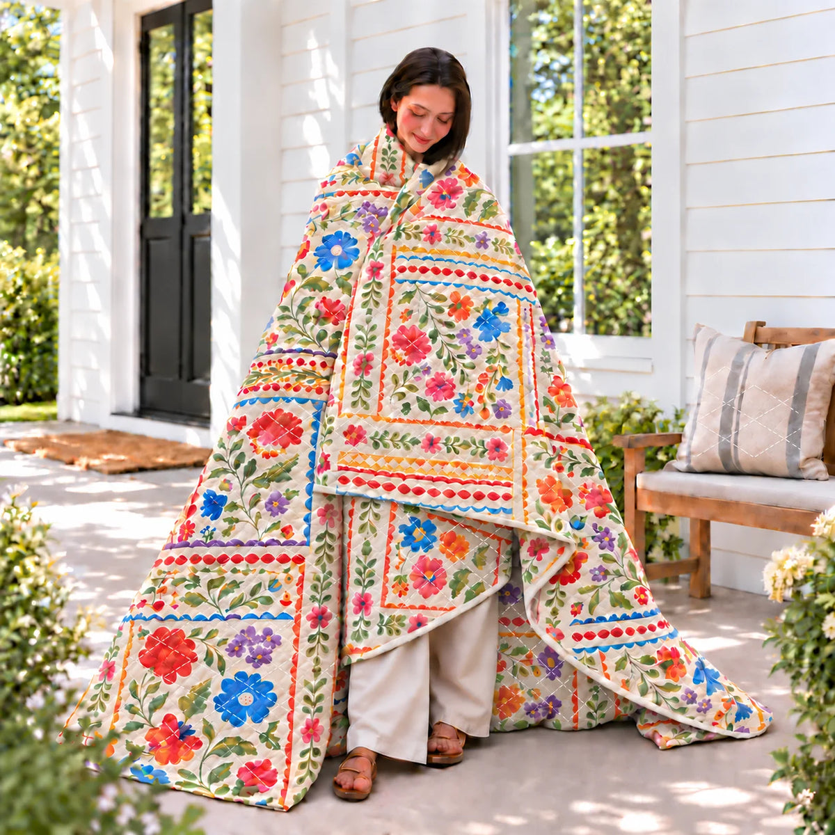 Fork Ari In Bloom Blanket