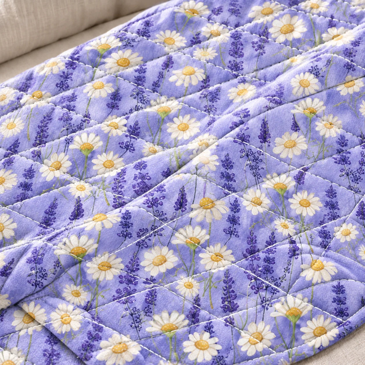 Blooming Flowers Quilt Blanket