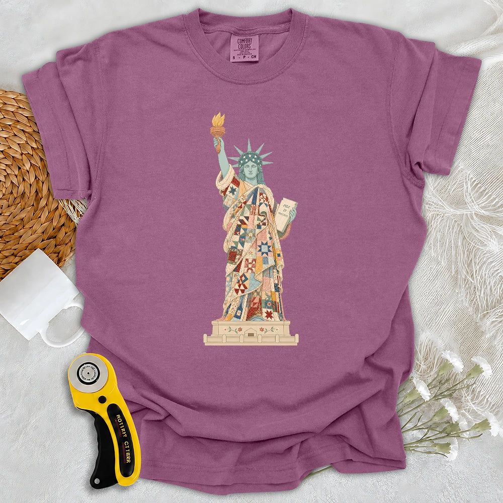 Comfort Colors Liberty Wrapped in Love T-shirt