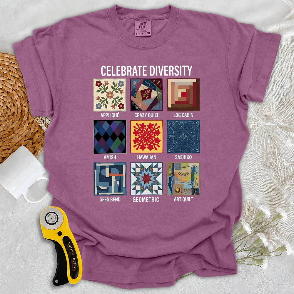 Comfort Colors Patchwork Diversity T-shirt