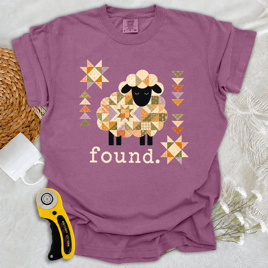 Comfort Colors Psalm 23 Patchwork Sheep T-shirt