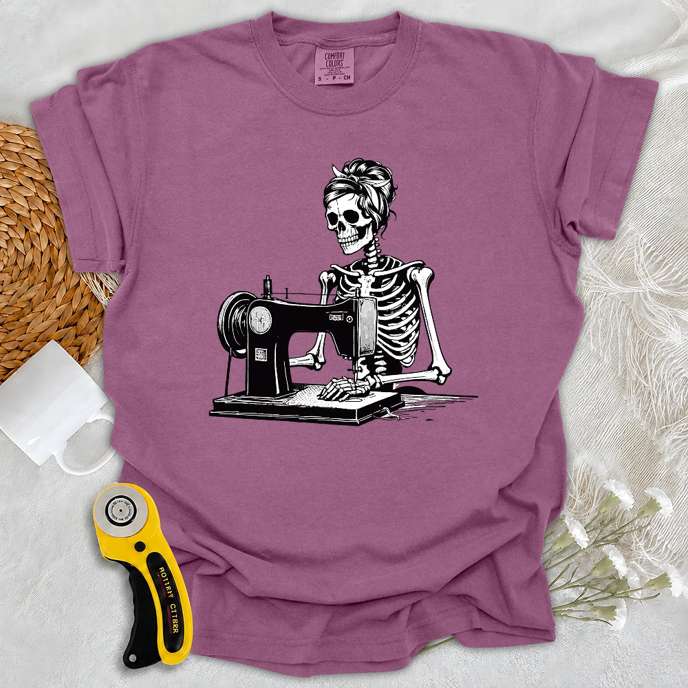 Comfort Colors Quilting Skeleton T-shirt