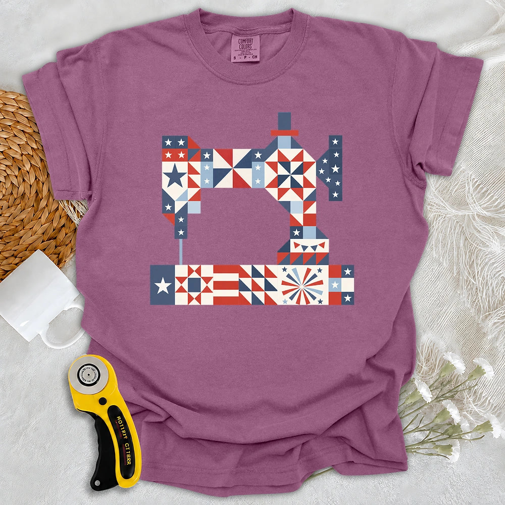 Comfort Colors Stars & Stitches Sewing T-shirt
