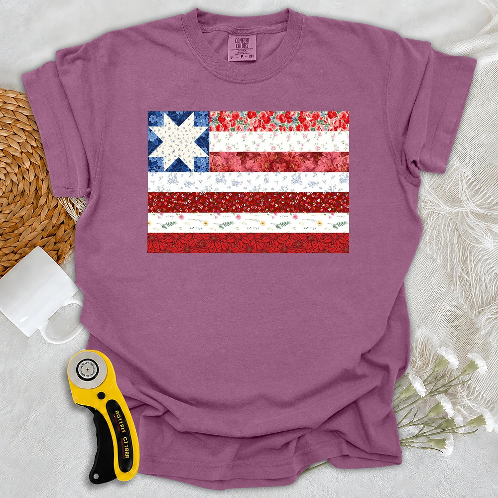 Comfort Colors USA Star Flag T-shirt