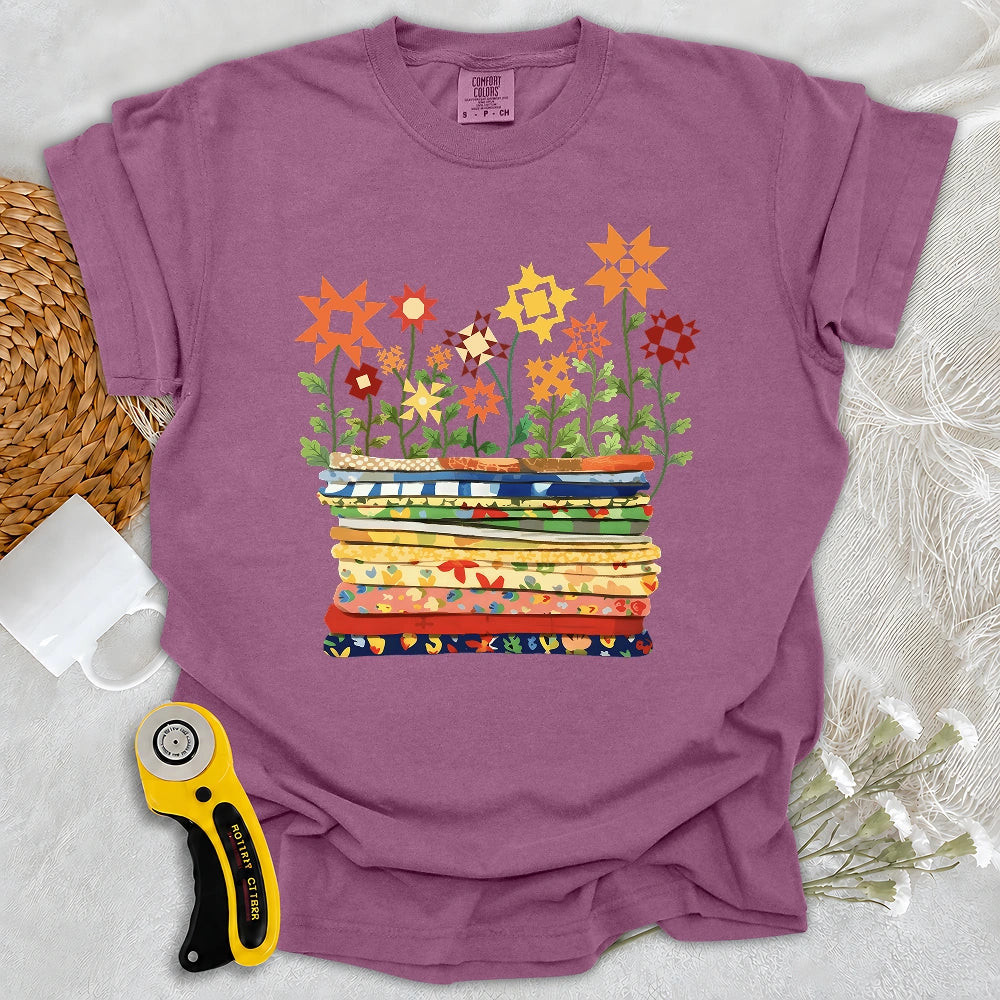 Comfort Colors Where Quilts Bloom T-shirt