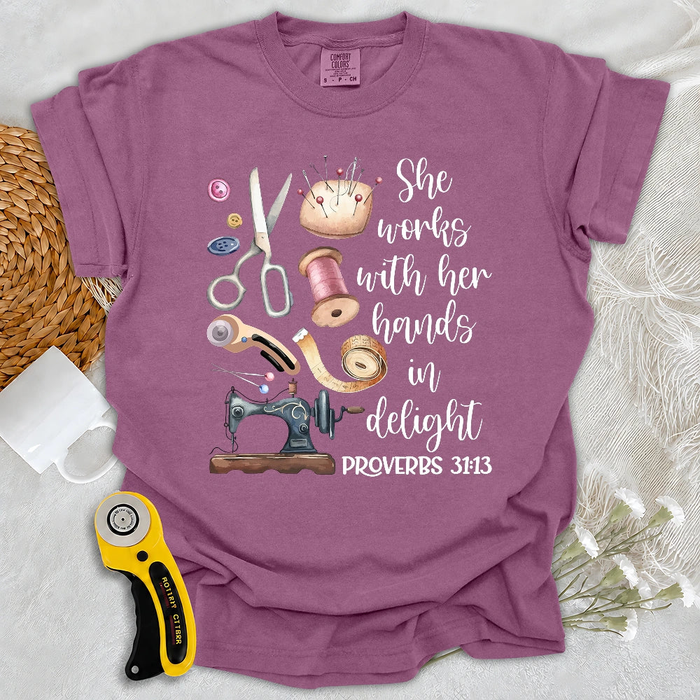 Comfort Colors Work In Delight T-shirt