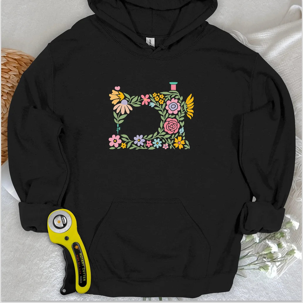 Abtract Flower Machine Hoodie