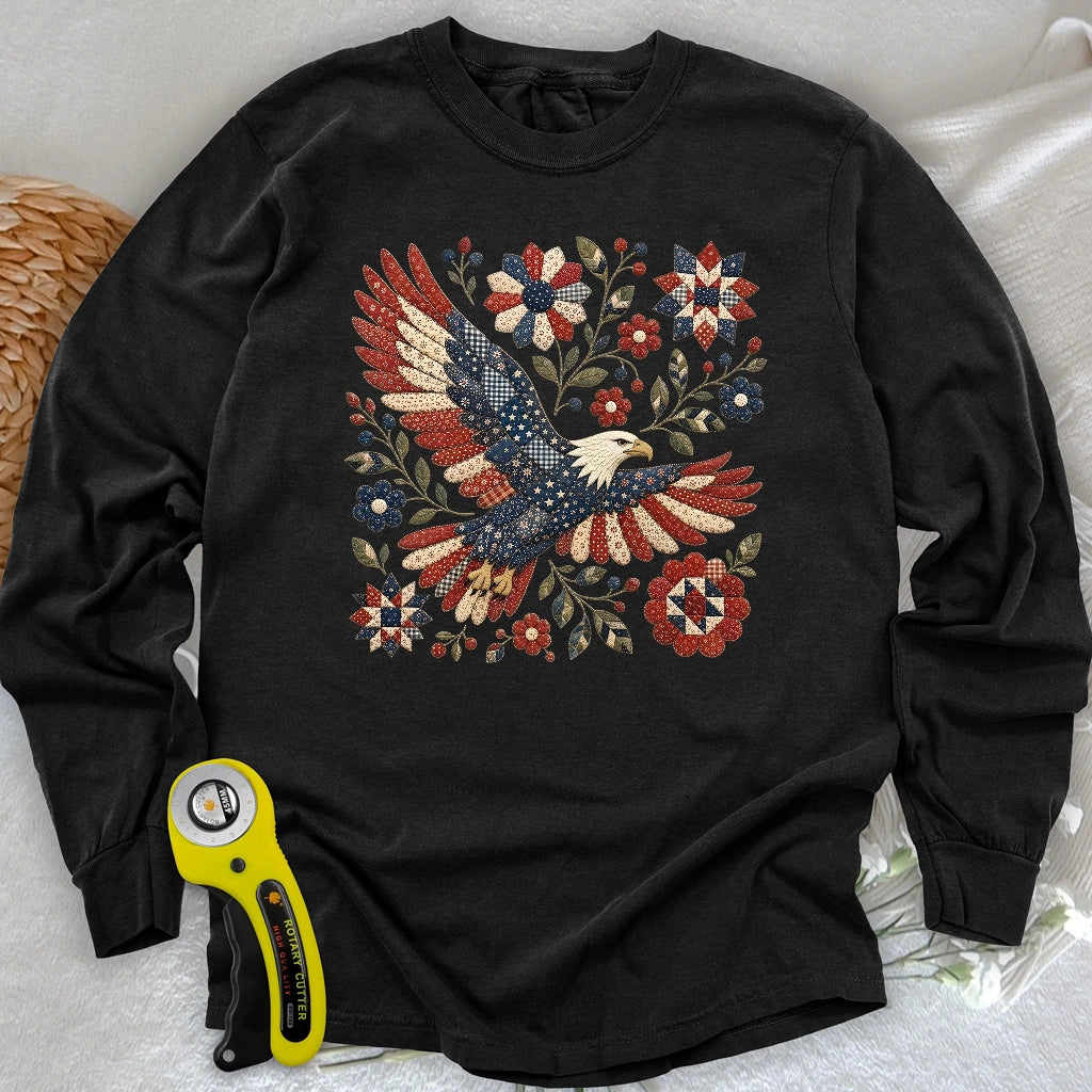 American Eagle Appliqué Long Sleeve T-shirt