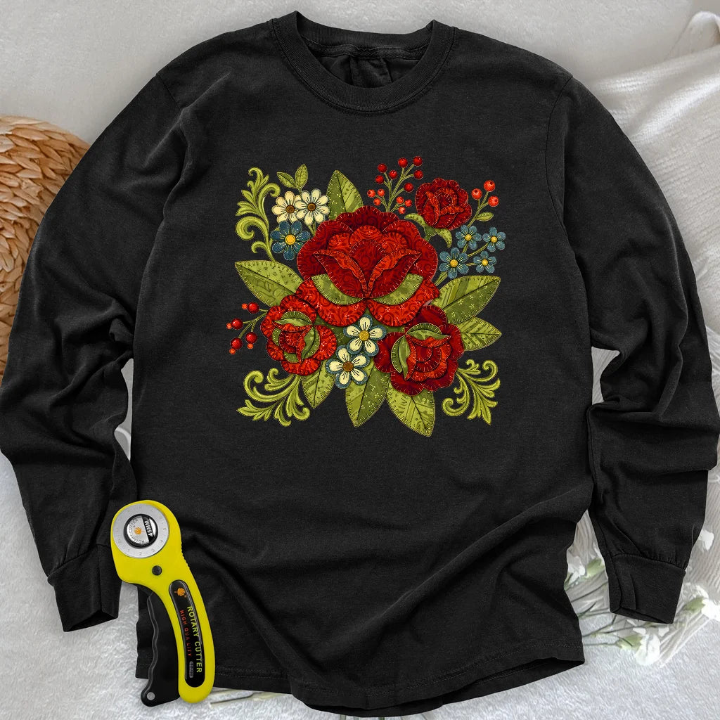 Appliqué Nerd Long Sleeve T-shirt