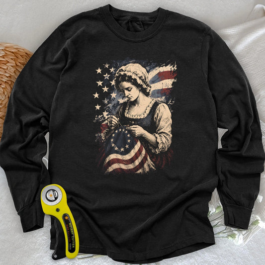 Betsy Ross Flag Long Sleeve T-shirt