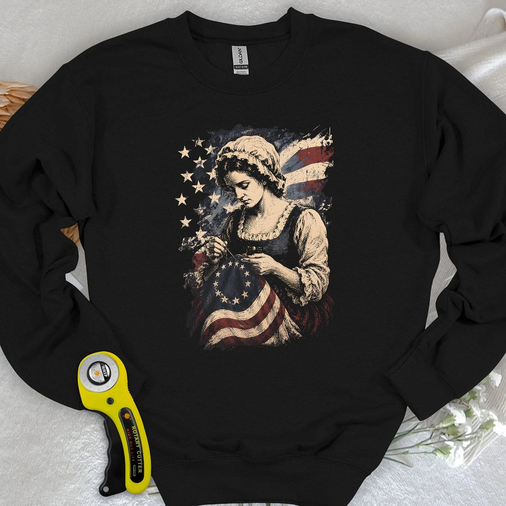 Betsy Ross Flag Sweatshirt