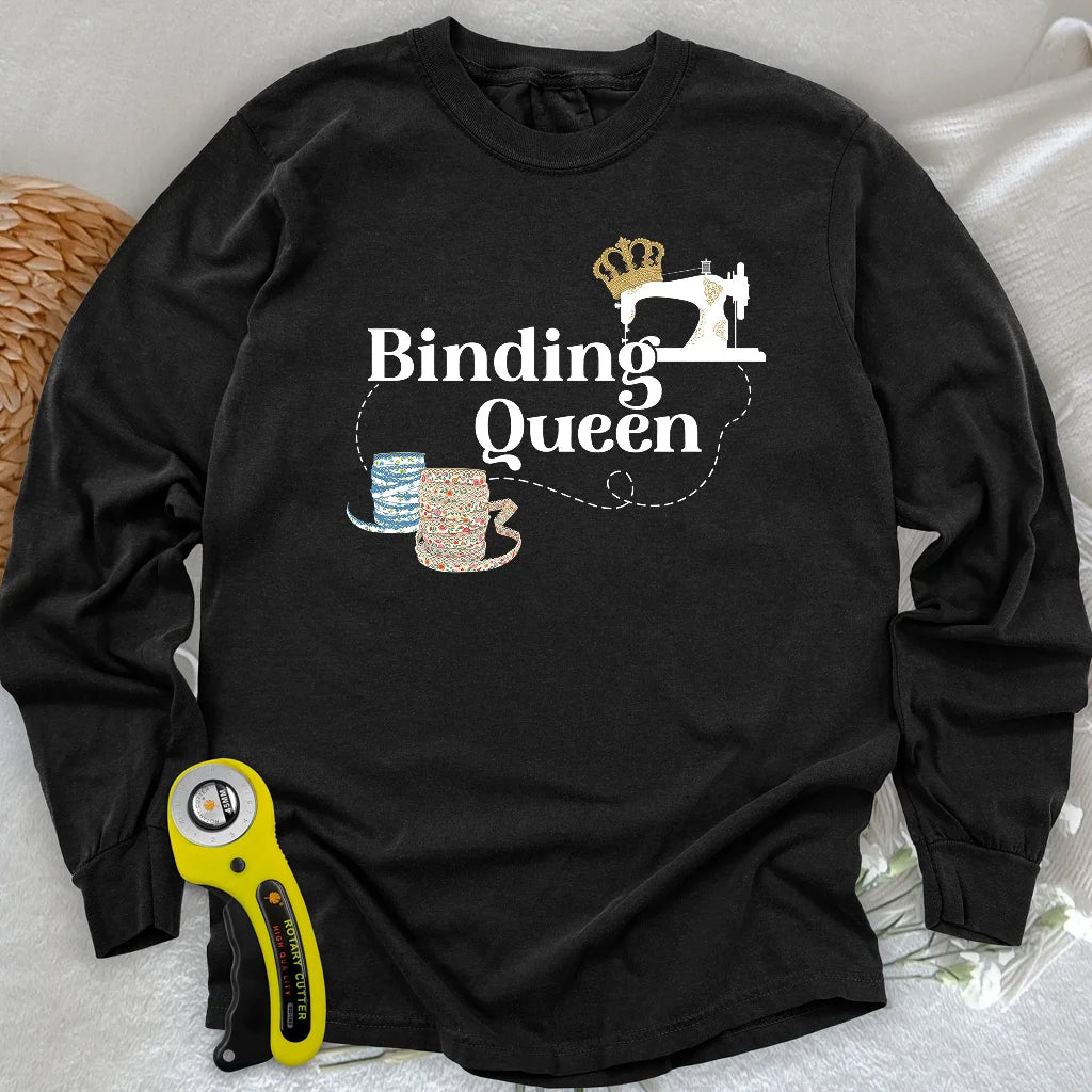 Binding Queen Long Sleeve T-shirt
