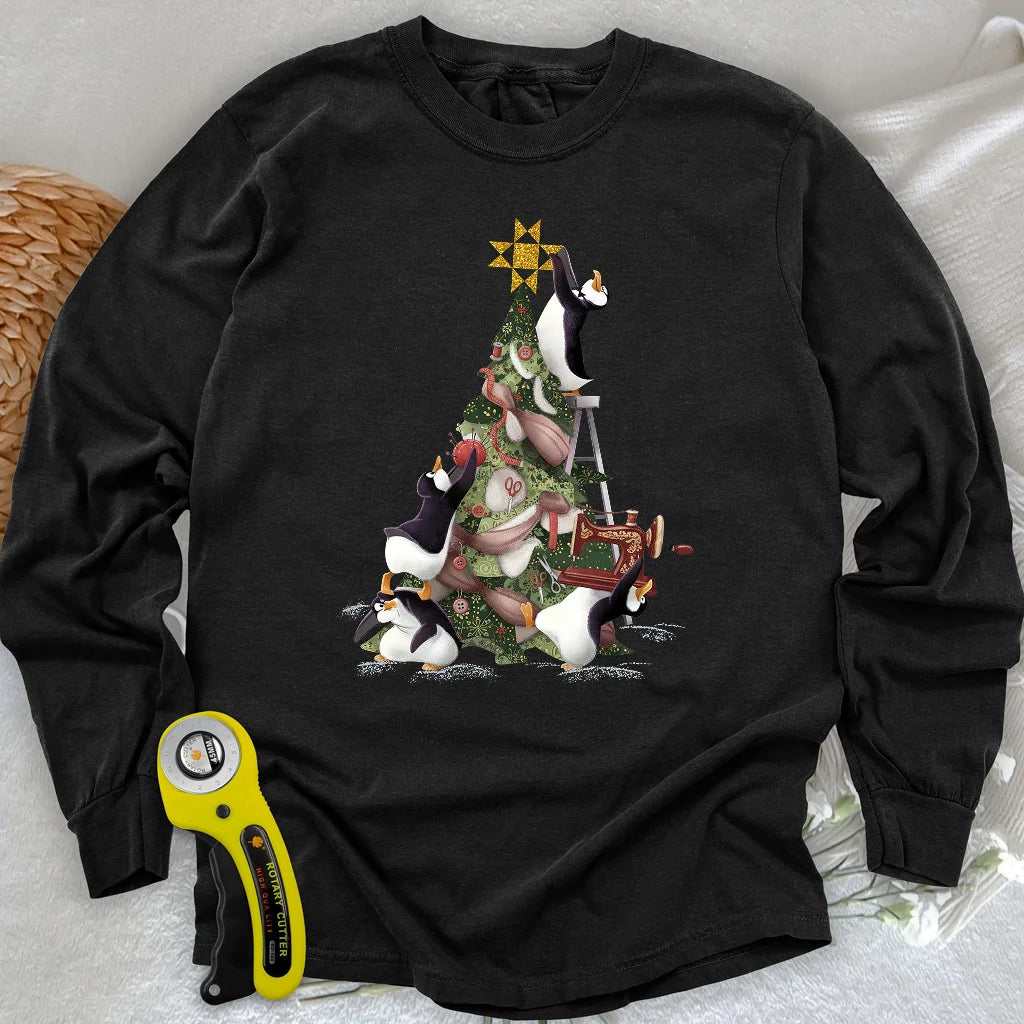 Blizzard Quilt Crew Long Sleeve T-shirt