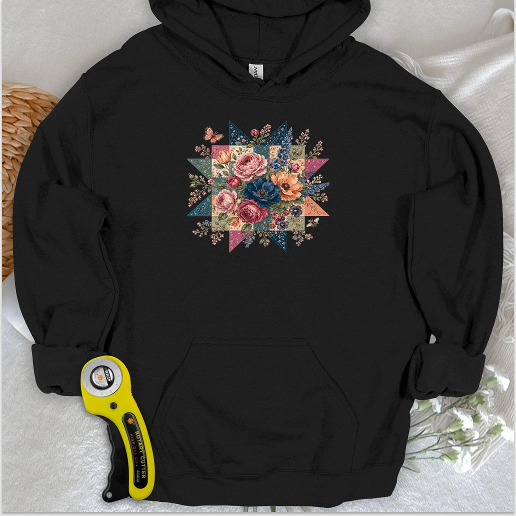 Blooming Patchwork Star Hoodie